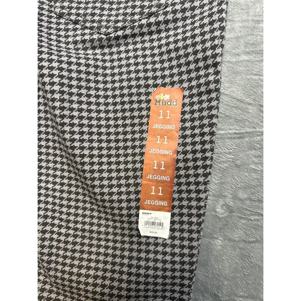 New Mudd Jegging Women's‎ Size 11 Gray Gingham Check Pants